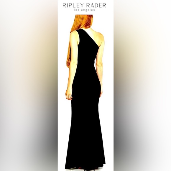 Ripley Rader One-Shoulder Black Dress (retired design) - Picture 2 of 4